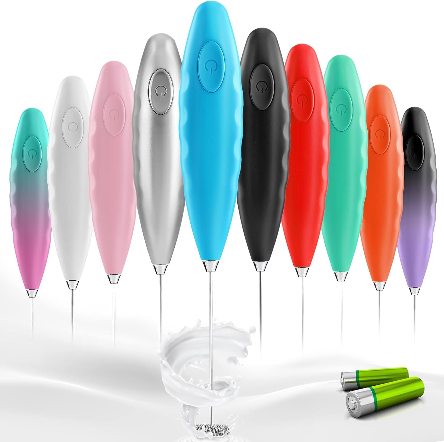 Milk Frother for Coffee - Teal