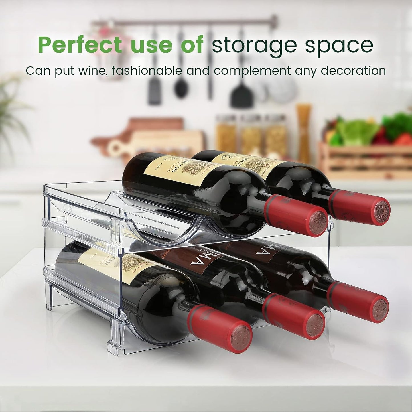 Water Bottle Organizer for Cabinet