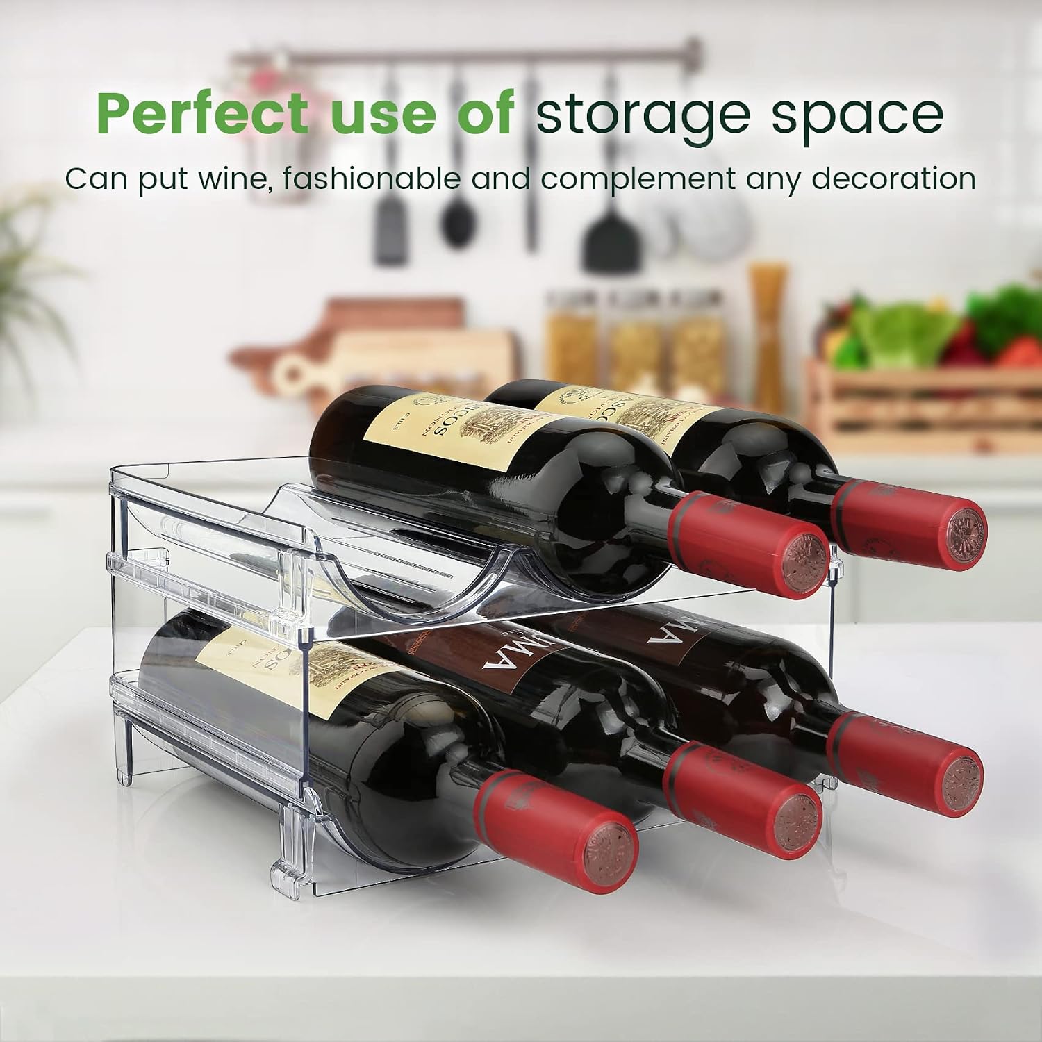 Water Bottle Organizer for Cabinet